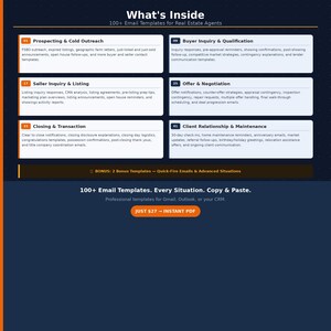 100+ e-mailsjablonen voor makelaars: scripts voor prospectie, follow-up, koper en verkoper