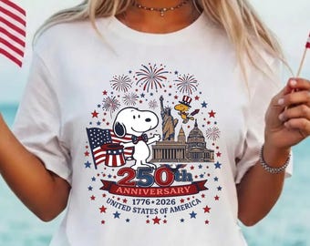 USA 250th Anniversary Shirt, 1776-2026 Patriotic Cute Dog Tee, 4th of July Celebration Shirt, United States Semiquincentennial Gift, America