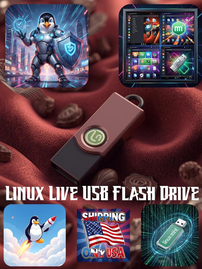 Linux Mint 22.3 Bootable USB - Cinnamon Edition - Etsy