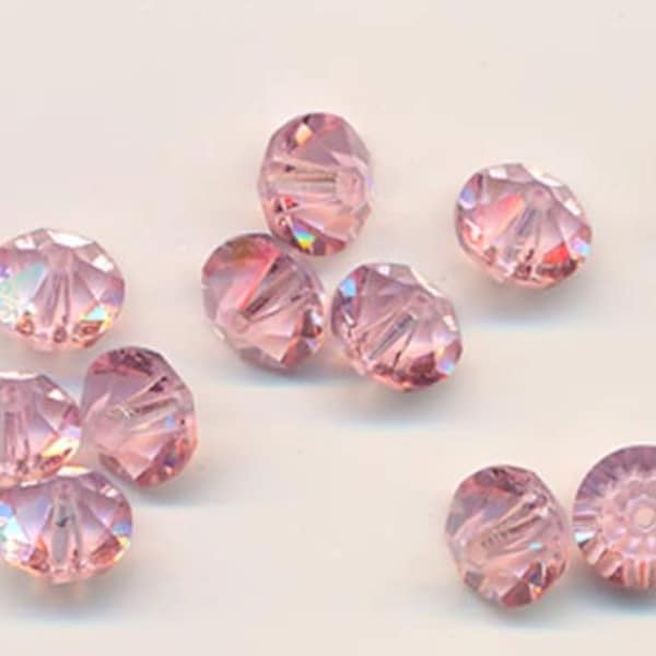 12 super-rare vintage Swarovski crystals - Art 42 - 8 mm - light rose