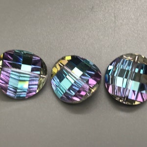 Wow - Wistarie!  Sechs der seltensten vintage Swarovski Pagoden in den seltensten Farben - Glyzinien - 5107R - 12 mm