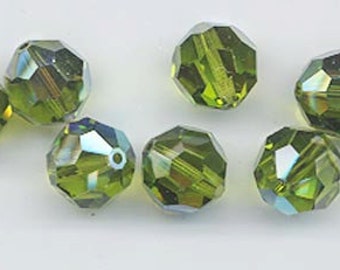 Six Rarest of the Rare Vintage Swarovski Crystal Beads: Art. 348