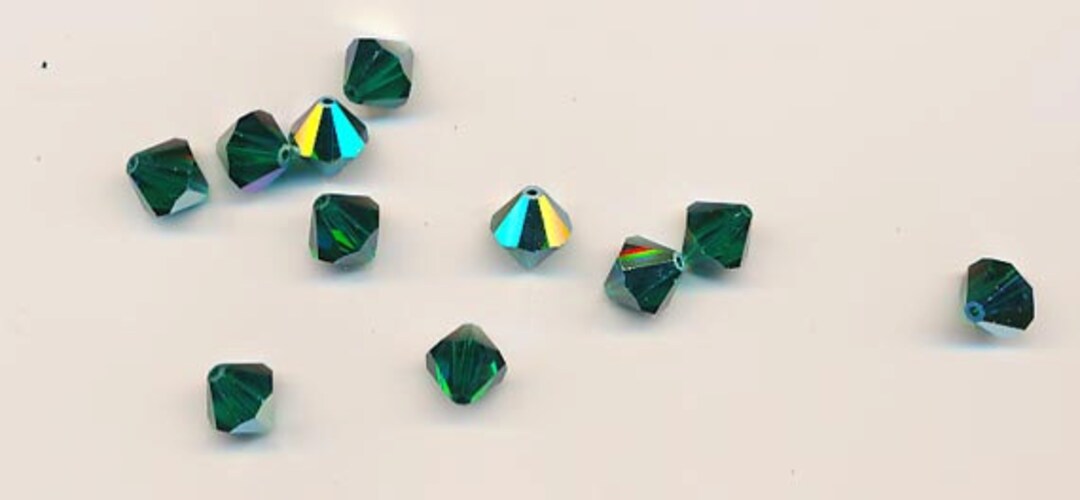 Twelve Sparkling Swarovski Crystals in the Discontinued Shape Etsy