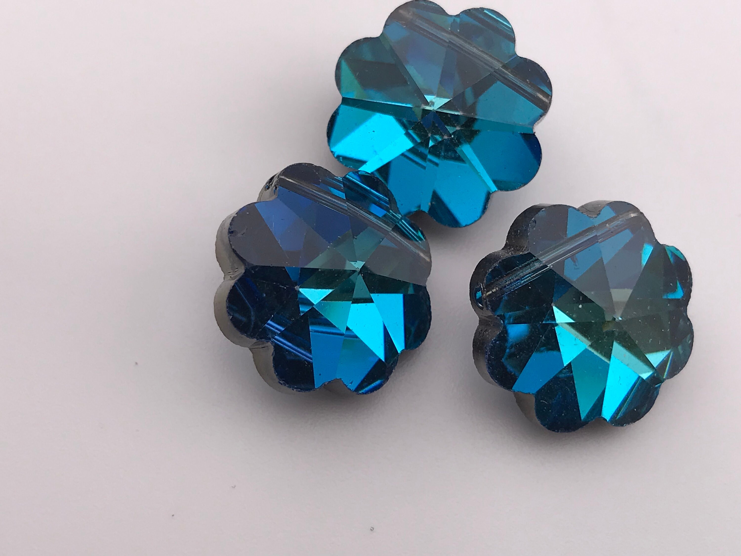 Eight Super-rare Vintage Swarovski “daisies - Art. 5110 - Bermuda
