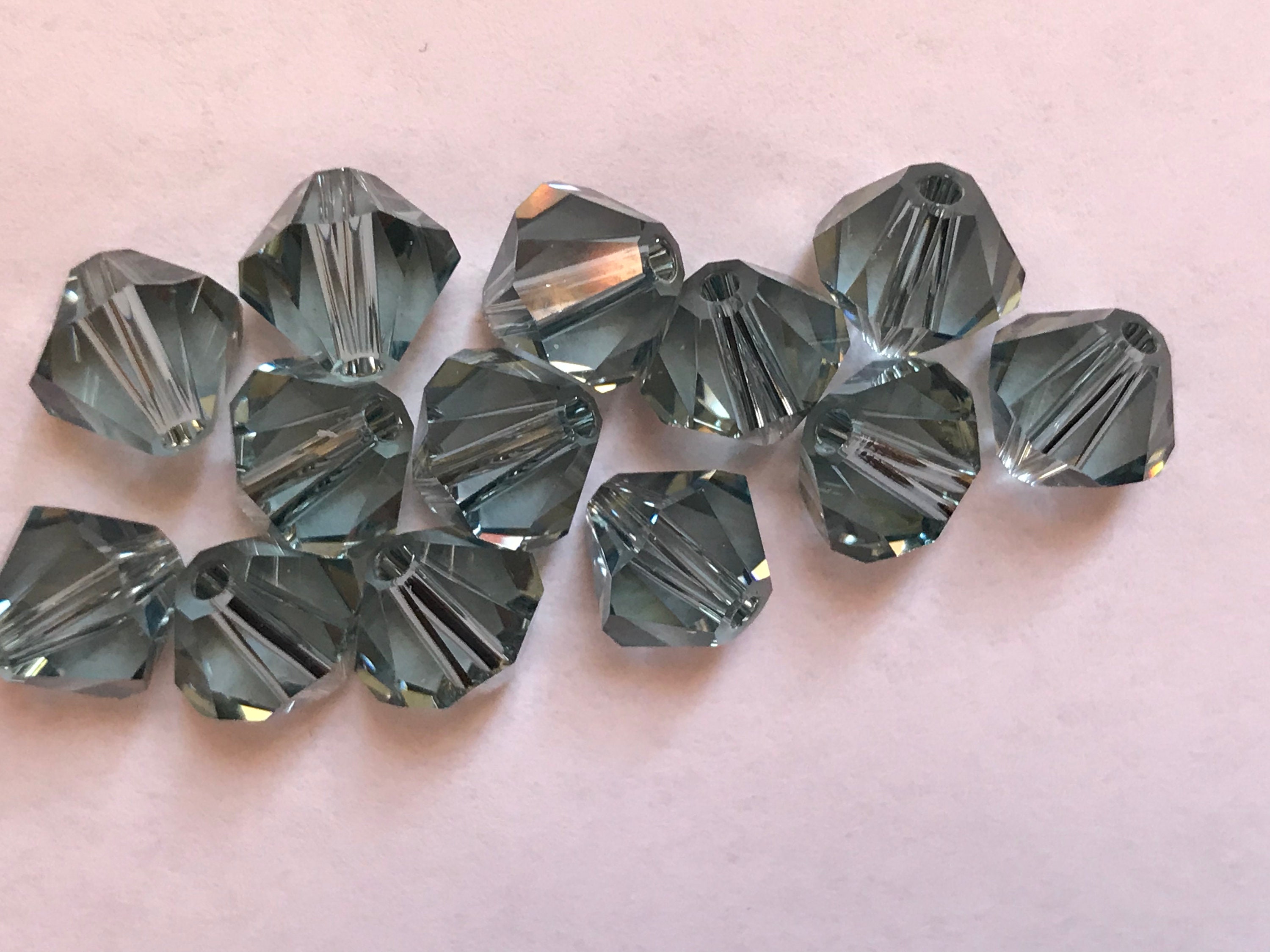 Twelve Beautiful Vintage Discontinued Swarovski Crystals