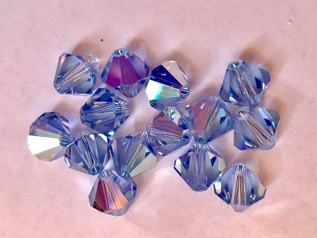 12 Vintage Swarovski Crystals Discontinued Art 5301 8 Mm Etsy