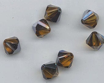 Eight ultra-rare vintage Swarovski mink crystals - Art. 5301 - 10 mm