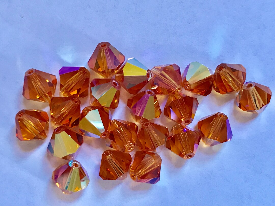 12 Vintage Swarovski Crystals Discontinued Art 5301 8 Mm Etsy