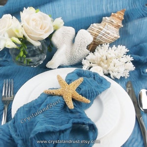 Teal Beach Wedding Cheesecloth ~ Gauze, Table Runners, Napkins, Arbor Drapes, Baby Wraps, Baby Props