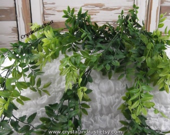 Arbusto de miel y enredadera - Flores artificiales de seda - Follaje - Ramos de boda - Arreglos artificiales - Materiales de bricolaje - DF022