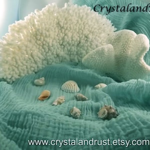 Soft Turquoise Beach Wedding Cheesecloth ~ Gauze, drape arbors, arches, aisles, table runners, napkins