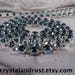 6mm --- Blue Zircon Rhinestone Cup Chain --- Silver Base Metal --- 1 yard (36 inch)