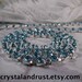 6mm --- Aquamarine Rhinestone Cup Chain --- Silver Base Metal --- 1 yard (36 inch)