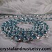 6mm --- Aquamarine Rhinestone Cup Chain --- Silver Base Metal --- 1 yard (36 inch)
