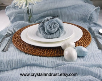 Robin's Egg Blue Wedding Cheesecloth ~ Gauze, Table Runners, Napkins, Arbor Drapes, Baby Props
