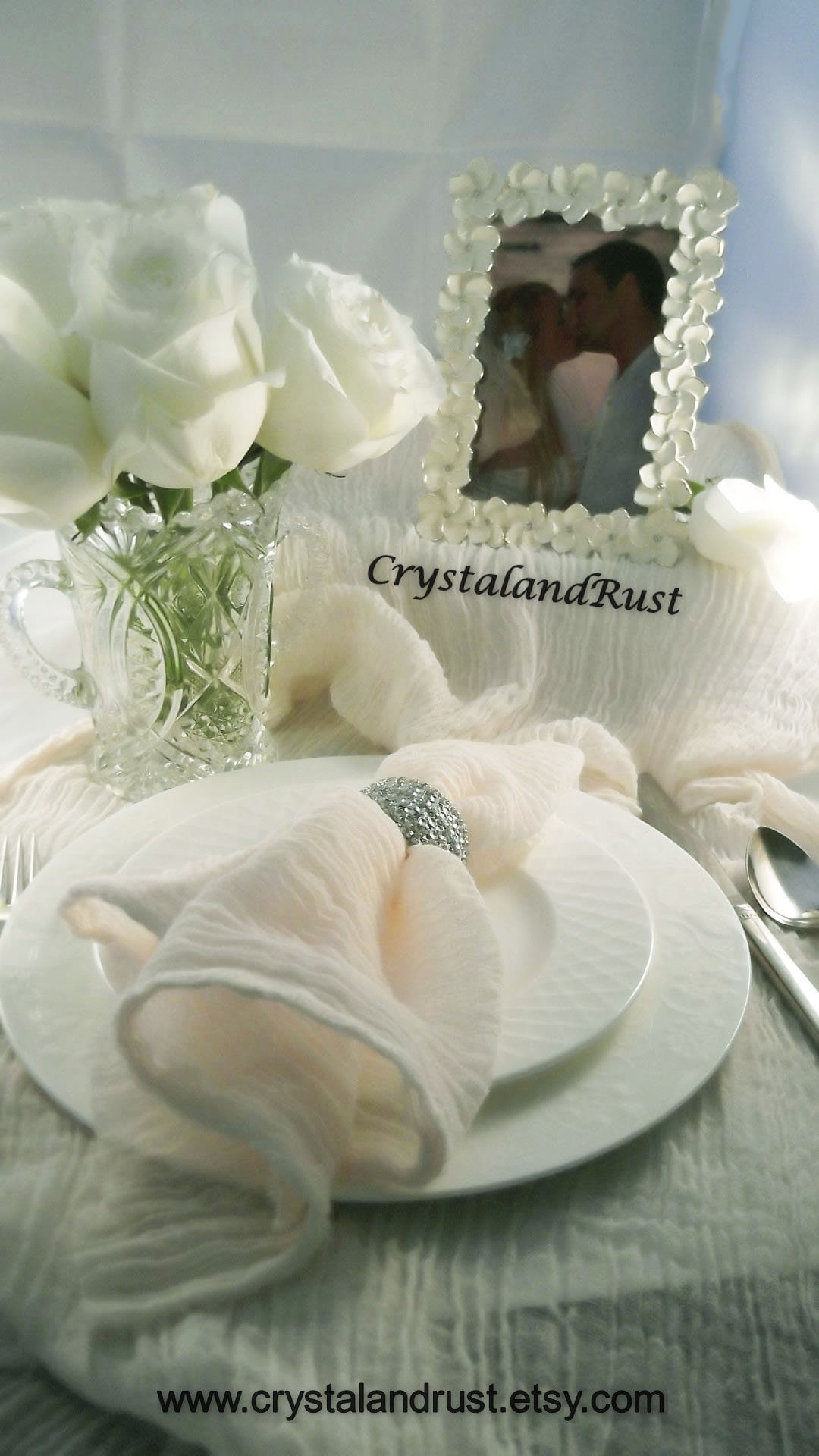 Champagne French Wedding Cheesecloth Gauze, Table Runners, Drape Aisles