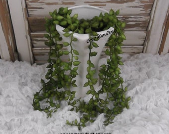 Collar de Perlas - Flores Artificiales de Seda - Follaje - Ramos de Novia - Arreglos Artificiales - Materiales de Bricolaje - SH0272