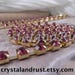 6mm --- Fuchsia Rhinestone Cup Chain --- Gold Base Metal --- 1 yard (36 inch)