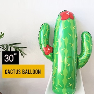 Cactus Shape Balloon Birthday Party Decoration