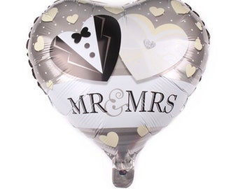 Mr & Mrs Sposo Sposa Palloncino Decorazione festa di nozze
