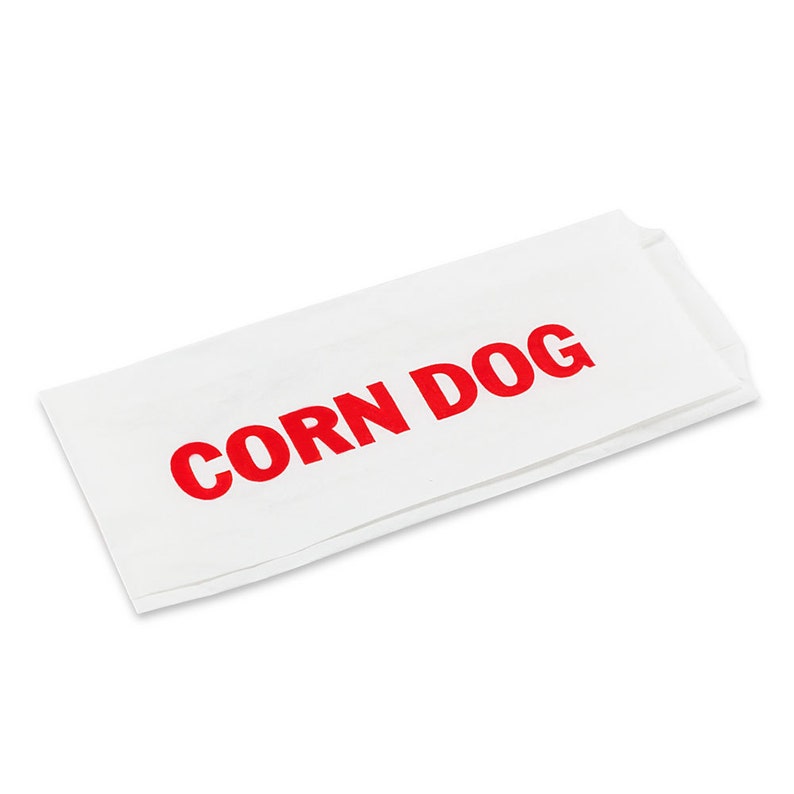 White Glassine Corn dog Bags Parties Birthday Cookout Set of 25 image 2