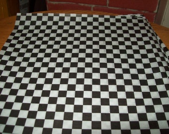 Papel de regalo estilo cuadros negros retro para cestas de comida (juego de 25)