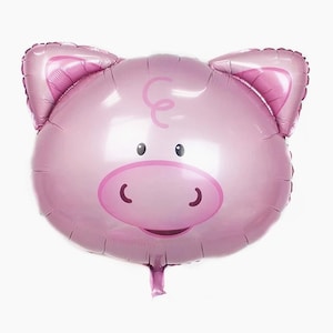Farm Animal Pig  Balloon Birthday Party Decoration