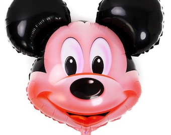 Mickey Mouse Head Cartoon Balloon Birthday Party Decoration