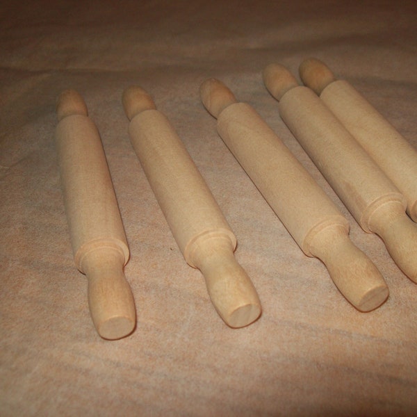 Unfinished Mini Rolling Pins Etsy