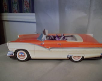 Retro 56 Ford Fairlane Sunliner Food Boxes, Kids Party Favors, Set of 5