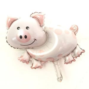 Farm Animal Pig  Balloon Birthday Party Decoration