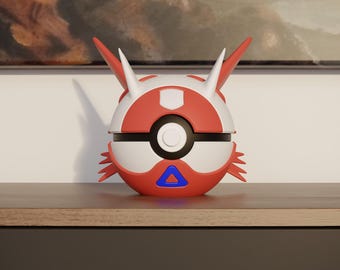 0380 Latias Pokeball Replica - 3D Printed Gaming Decor