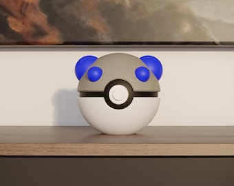 Heavy Ball Replica - 3D Printed Gaming Decor - Pokémon Inspired