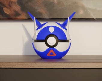0381 Latios Pokeball Replica - 3D Printed Gaming Decor