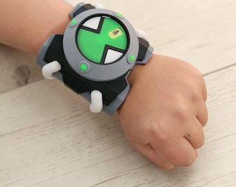 Ben 10 Decor Classic Omnitrix Bracelet, 3D Printed Alien Watch Cosplay Prop, Fan-Inspired Display Gift