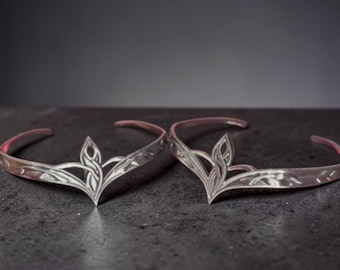 Galadriel Crown 3D Printed | LOTR Cosplay Headpiece | Elven Crown | Fantasy Costume Accessory | Handmade Crown for Adults