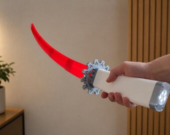 Snake Sword with Sheath and Display Stand, 3D Printed Cosplay Prop, Fantasy Weapon Replica, Anime Room Decor, Adult Collector Gift