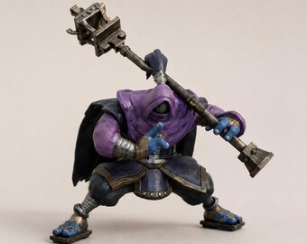Jax League of Legends Figurine, 3D Printed Painted LoL Champion Statue, Adult Gamer Collector Desk Decor Gift