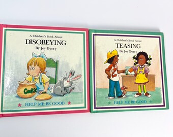 Joy Berry childrens books Lot of 2 Disobeying and Teasing