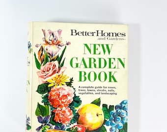 Vintage Better Homes and Gardens New Garden Book 5 Ring Binder Meredith Press 400 pg 1974 2nd edition