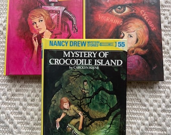Lot of 3 Nancy Drew books 48 51 55 1992 printing hardcovers