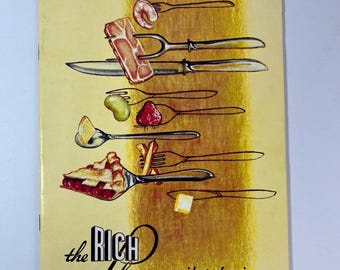 Vintage The Rich Plan guide to freezing food Booklet freezer book 1957 appliances