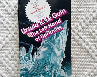 The Left Hand of Darkness by Ursula K. Le Guin 1976 Vintage Paperback Sci Fi Book