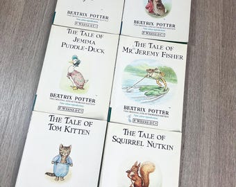 Tale of Peter Rabbit Storybook Collection 1- 6 Beatrix Potter Softcover 1991 BP advertising collectible
