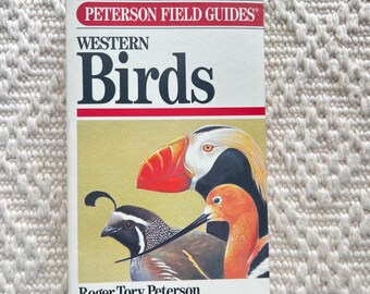 Western Birds a Peterson Field Guide vintage 1990 softcover
