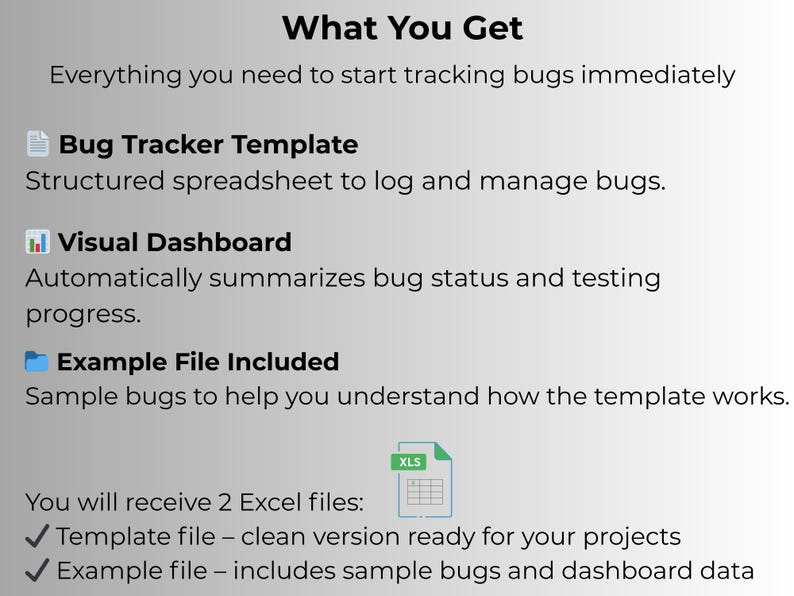 QA Bug Report Template Excel | Software Testing Spreadsheet | Bug ...
