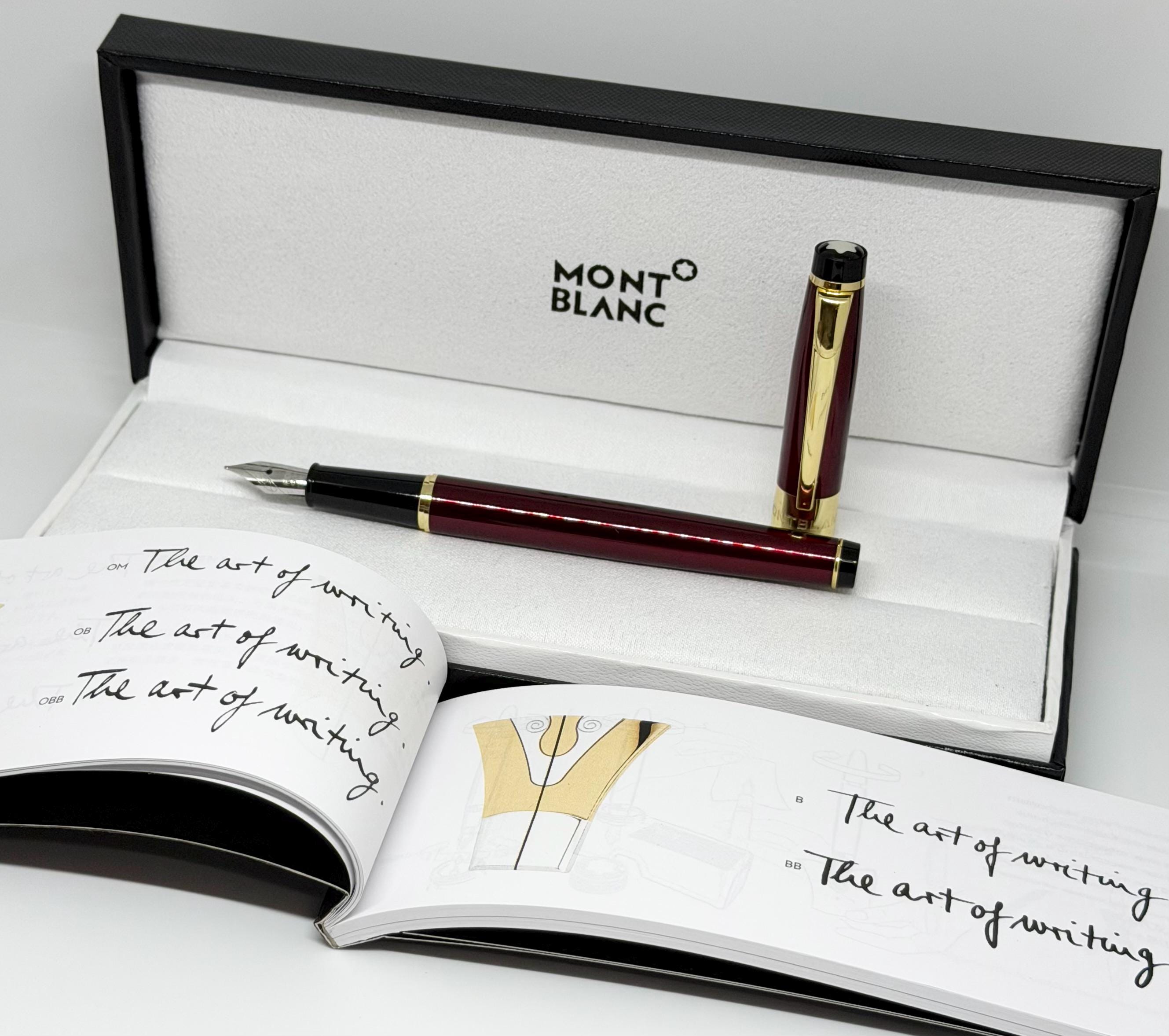 MONTBLANC 万年筆 ケース付き MONTBLANC ブラック 万年筆 ペンケース