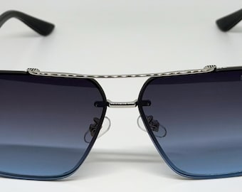 Gafas de sol de lujo Maybach para hombre con estuche y envío gratuito.
