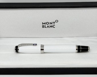 Pluma estilográfica Montblanc de lujo con estuche y envío gratuito.