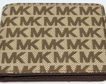 Monedero de lujo Michael Kors para hombre, ideal para llevar en el bolsillo, con caja y envío gratuito.